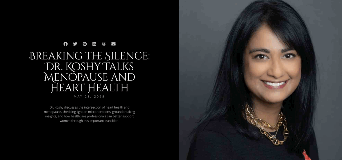 Menopause and heart health